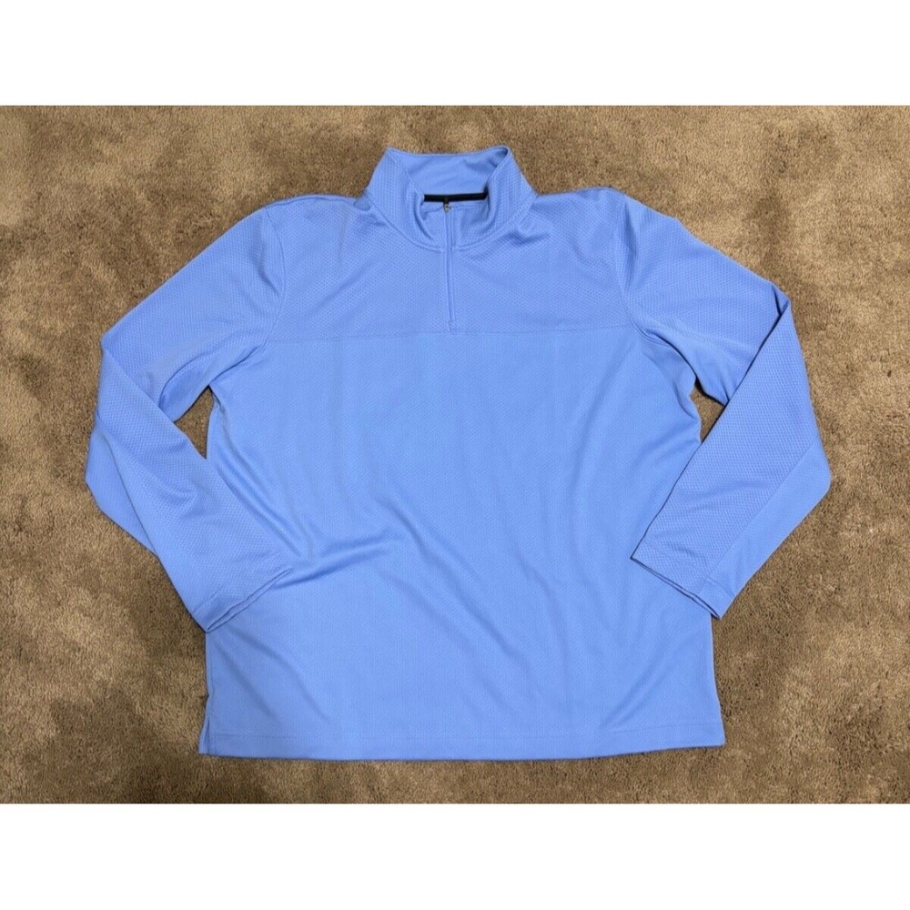 Lands End Outfitters Half Zip Blue Size XL Womens